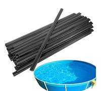 Clip per piscina folli - Set di fasce di rivestimento, pezzo di bloccaggio di adattamento | Kit di fissaggio di fermo del bordo rotondo, supporto per sovrapposizione sicuro per il nuoto nel cortile