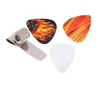 Clip per plettro, Supporto per plettro per Chitarra, Molla in Metallo di Facile utilizzo per chitarristi Professionisti Che praticano e Amano Gli Strumenti da esibizione