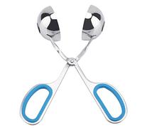 Clip per polpette, attrezzo da cucina per stampini per polpette di riso in acciaio inossidabile 304 non appiccicoso, Pinze per Polpette in Acciaio Inossidabile cucchiaio per polpette (Blu)