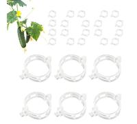 Clip per pomodori e piante rampicanti, 100 pezzi, supporti e supporto | Clip sicure per vite e piante, per coltivare giardino verticale, tralicci esterni uva