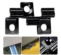 Clip per ponte in acciaio inox, 100 elementi di fissaggio affidabili per la disposizione di pannelli compositi (9 mm)
