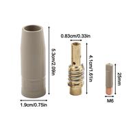 Clip per protezione rivestimento ed elettrodi set completo di 14 per salda