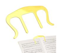 Clip per punteggi musicali - Supporto per pagine in metallo, libro per pianoforte | Guarnizione per Consiglio, accessorio per lettura, clip Leggio per tastiera, scuola, aula e uso domestico