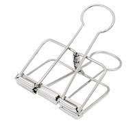 Clip per raccoglitori extra large da 5,5 cm, grandi morsetti di carta, argento per forniture scolastiche da ufficio (15 pezzi)