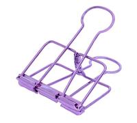 Clip per raccoglitori extra large da 5 cm, grandi morsetti di carta viola per forniture scolastiche da ufficio (15 pezzi)