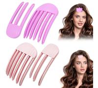 Clip per Radice dei Capelli, 4 Pcs Fermaglio per Capelli Senza Traccia, fermaglio per sollevamento delle radici, fermaglio per capelli volumizzante istantaneo senza soluzione di continuità