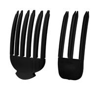 Clip per radice dei capelli, clip per radice, 3/6 denti, per volume dei capelli ricci, 2 fermagli per capelli con volume naturale (nero)