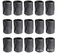 Clip per ripiani in filo metallico, 52 pezzi di fermi per mensole per scaffalature metalliche per manicotti da post-scaffalatura da 0,75 "(3/4inch) Sostituzioni per sistema di scaffalature metalliche