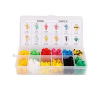 Clip per rivestimento portiera auto, kit di rivetti a pressione, 250 pezzi, in plastica di alta qualità, assortiti, per Mercedes, pannello porta, paraurti, parafango,