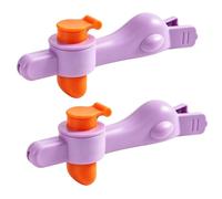 Clip per sacchetti 2 pezzi riutilizzabili per alimenti con beccucci per | Clip per patatine fritte a bocca d'anatra per borse per cucina di casa dispensa frigorifero farina liquida snack