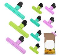 Clip Per Sacchetti, 9 Pezzi Clip Per Sacchetti Di Patatine, Morsetti Grandi e Piccoli per Sigillare e Conservare, Sigillatura Frigo e Dispensa