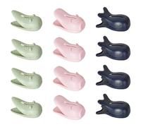 Clip Per Sacchetti Alimentari 12 Pezzi Clip Di Chiusura Per Sacchetti Di Cibo, Mollette Magnetiche Per Frigo, Plastica Clip Di Tenuta Riutilizzabile, Con Piccolo Magnete (3 Colore)