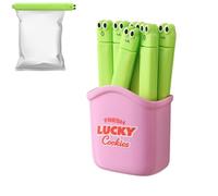 Clip per sacchetti alimentari, 6 pezzi impermeabili con deposito magnetico, verde, Se référer au descriptif, riferimento alla descrizione