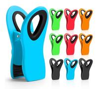 Clip per sacchetti di patatine, confezione da 10 clip magnetiche per conservare alimenti, resistenti, clip in plastica per alimenti, per patatine, snack, cucina, frigorifero, giardino