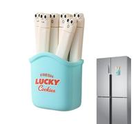 Clip per sacchetti per alimenti - 6 pezzi, clip per sigillatura ermetica, supporti magnetici per pulci di cartoni animati, chiusure per imballaggio snack per, caramelle | , blu/bianco, Se