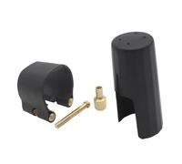 Clip Per Sassofono Bocchino In Bachelite In Pelle Con Cappuccio Morsetto Con Fibbia In Metallo Accessori Per Strumenti A Fiato