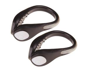 Clip Per Scarpe Luminose - Fascio Alimentato A Batteria Resistente Alle Intemperie, Modulo Di Illuminazione Con Presa Sicura, Segnale Al Neon Luminoso | Accessorio Protettivo Notturno, Lampeggiatore P