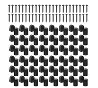 Clip per schermo, 48 pezzi, chiusura da 3/8", resistenti, clip per finestra, per casa, dormitorio, ufficio, appartamento, camera da, soggiorno, riparazione