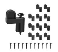 Clip per schermo - Clip per schermo della finestra, 12 pezzi di fissaggio riutilizzabili, viti anti scossione, set di fissaggio per schermi tempeste, clip per stabilizzare i pannelli del , kit