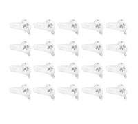 Clip per schermo di finestra con vite, confezione da 20 clip per Sopor | Clip per supporto per finestra da tempesta da 65 g, ferramenta Storm Fastener per vetro e cabine doccia