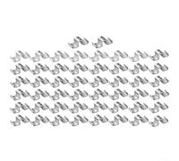 Clip per sella zincate per barra per grata hardware di fissaggio compatibili con più barre per grata (50 pezzi)