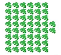 Clip per serra per aste da 11 mm, elementi di fissaggio in pellicola di plastica per il fissaggio di coperture per serre, reti ombreggianti e cerchi a tunnel, 20 pezzi da giardino (50 pezzi)
