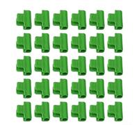 Clip per serra per aste da 11 mm, elementi di fissaggio in pellicola di plastica per reti di copertura per serre e cerchi a tunnel, 20 morsetti per tubi per teloni da giardino (30 pezzi)