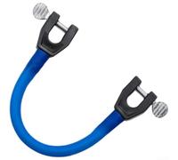Clip per snowboard in plastica per collegamento punta sci per supportare lo sviluppo di tecniche fondamentali nei programmi di allenamento sci livello base (blu)