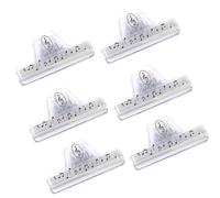Clip per spartiti musicali in plastica - pratico organizer per documenti e carta per musica, pagine di libri, mollette e snack