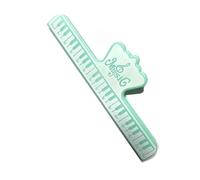 Clip per spartiti musicali per chitarra, violino e pianoforte, porta pagine in ABS per libri di canzoni, bozze di discorso, ricette - accessorio compatto per notazione leggero 4x2x1 cm (colore: verde)