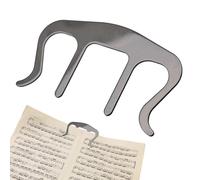 Clip Per Spartiti Musicali - Supporto Per Pagine In Metallo, Ferma Libro Per Pianoforte | Porta Spartiti, Accessorio Per Lettura, Clip Da Leggio Per Tastiera, Scuola, Aula E Uso Domestico