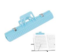 Clip per spartiti, supporto per libri musicali Clip segnapagina portatili | Morsetto per lime per pianoforte, tastiera, supporti, libri