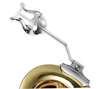 Clip per Spartito per Trombone, Lira Musicale Argento Compatta | Metallo Zincato, Uso Fogli Flip-folder, Operazione una Mano, per Parate e Esercitazioni Sul Campo