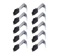 Clip per staffa per lavello, 10 pezzi, per montaggio su piani di lavoro solidi tra cui legno laminato e materiali compositi in pietra