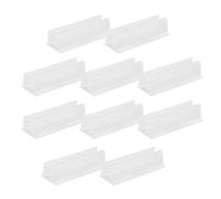 Clip per strisce di luci a LED, clip per luci al neon, 10 pezzi, trasparenti, impermeabili, per interni, Natale, casa, cucina