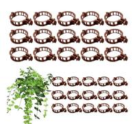 Clip Per Supporto Piante Giardino | Multifunzionale E Resistente A Tutte Le Stagioni - Clip a Piante Rampicanti ad Uso Esterno | Per Davanzale Balcone Cortile Serra Peperoni Uva Fragole Pomodori E Ver