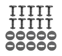 Clip per tappetino, compatibili con BMWE39 Series, chiusure di bloccaggio in plastica con rondelle, ricambio OEM 51471881521 82119410191, confezione da 10