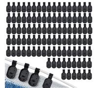 Clip per telo ombreggiante - clip antivento per rete da giardino | impugnatura di blocco riutilizzabile | ABS 2,5 cm materiale antiruggine, forte di morso, strumento di sicurezza per rete da