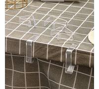 Clip per Tovaglia, Clip per Tovaglia Clip per Tavolo Clip per Tovaglia in Plastica Fermagli per Tovaglia Morsetti per Copertura Porta Tovaglia Clip per Tovaglia Trasparente per