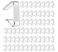 Clip per tovaglia, clip per tovaglia, per tavolo, 60 clip trasparenti per tovaglia, antivento, per interni ed esterni, per banchetti, morsetti sicuri per amici,