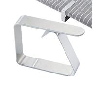 Clip per tovaglia, resistenti in acciaio inox, morsetti per copertura tavolo da picnic, set di morsetti leggeri per la copertura della tovaglia da campeggio, per casa, cucina, ristorante, tavoli da