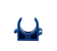 Clip per tubi in plastica, clip per tubi, 50 pezzi, diametro 16 mm, 20 mm, in PVC, raccordi per tubi dell'acqua, accessori da giardino (blu, 50 pezzi, 20 mm, 50 pezzi)