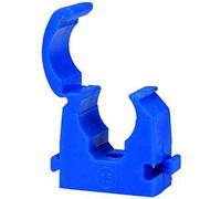 Clip per tubi, per serie "speedfit", in polipropilene, per tubi di diametro esterno 22 mm, blu, temperatura di funzionamento max. 90 °C, PN max. 12 bar