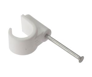 Clip Per Tubo ForgeFix PCMN16 Con Chiodo Per Muratura 16mm Scatola 100