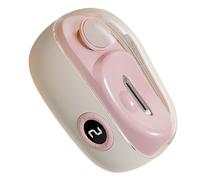 Clip per unghie elettriche per anziani, USB ricaricabile Fingernail Trimmer, LED Nail Clippers with 3-Speed Settings & Scraps Storage, Safe & Gentle for Elderly, Baby Care, Travel, Home Use