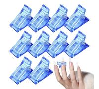 Clip per unghie in gel poli, clip per unghie - Clip per unghie in gel - 10 pezzi, forma di estensione per unghie | Pratico strumento per manicure, clip per unghie in gel per unghie a casa