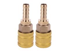 Clip per valvola pneumatici auto, 8 mm, in ottone massiccio, adattatore per pompa di gonfiaggio, mandrino ad aria, connettore rapido, accessori per pneumatici, 2 pezzi (2 pezzi di tipo A)