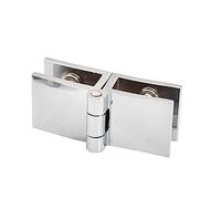 Clip per vetro in acciaio inossidabile, morsetto per vetro in lega di zinco cerniere fai da te, clip bilaterale da 5-8 mm, cerniera per porta in vetro a 90 gradi a 180 gradi per vetrina vino armadio