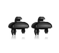 Clip per Visiera Parasole, Gancio per Clip per Visiera Parasole per Interni Auto, Staffa per Gancio in Plastica per Audi A1 A3 A4 A5 Q3 Q5 8E0857562A TT RS3 RS4 RS5 (Nero)