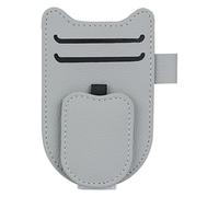 Clip Per Visiera Per Occhiali Da Sole: Supporto Magnetico Per Occhiaali, Supporto Per Occhiali In Pelle, Per Carte Del Veicolo, Organizer Per Interni Auto | Kit Di Fissaggio Per Parasole Prof